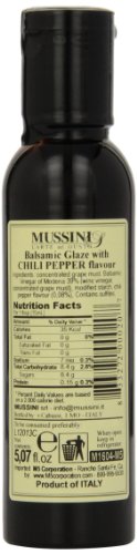 Mussini Crema, Peperoncino Balsamic Glaze with Chili Pepper, 5.07-Ounce Bottles (Pack of 2)
