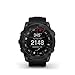 Garmin fēnix 7X SOLAR, Large Multisport GPS Smartwatch, Solar Charging, Advanced Health and Training Features, Touchscreen and Buttons, Ultratough Design Features, Up to 37 days battery life, Black