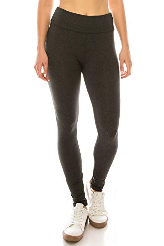 Image of Leggings Depot High Waisted Leggings for Women Buttery Smooth & Soft Women's Solid Yoga - Reg, Plus, 1X3X, 3X5X