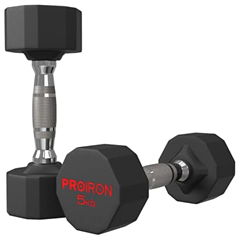 PROIRON Mancuernas Hexagonal 5 kg Cover