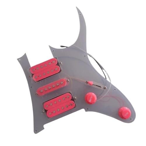 エレキギター ピックガード ピックアップ ロ HSH 配線済みピックガードセット ハムバッカーピックアップ付き RG ギターピックアップ交換部品用