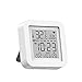 Kavolet Thermomètre Hygromètre,Capteurs d'humidité de température Tuya WiFi,Écran d'affichage LCD,Chargement USB,℉/℃ Changement d'affichage de l'heure/Date/température/humidité,Compatibles avec Alexa