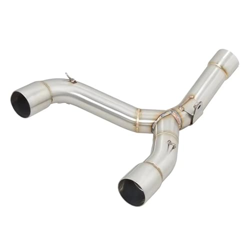 Tuyau d'échappement compatible CRF450RX en acier ajusté avec raccordement précis de 50,8 mm