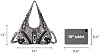 Angel Kiss Angelkiss Bolsos Hobo y carteras para mujer, bolso satchel, carteras para mujer, bolsos grandes diarios de hombro 6