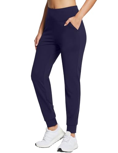 Image of BALEAF Women's Fleece Lined Joggers Water Resistant Thermal Hiking Pants Sweatpants Track Pants Winter Clothes Running Gear