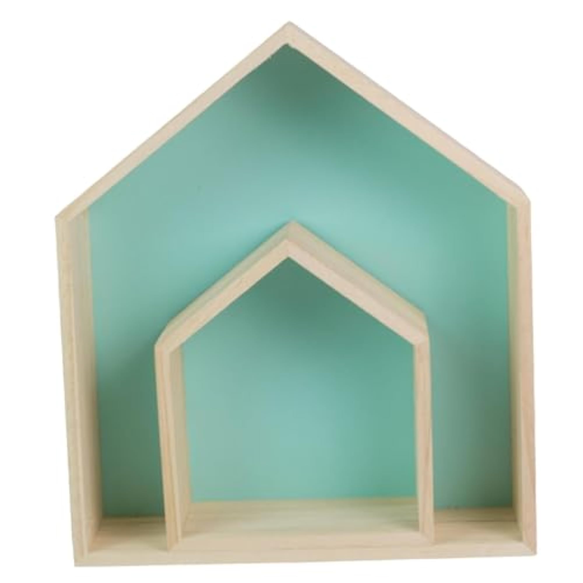 Wall Storage Shelves House Shaped, Home Decoration