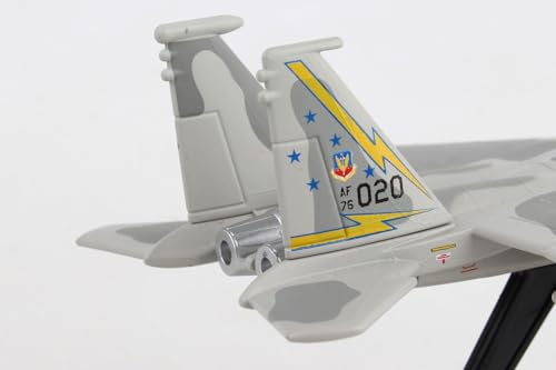 Daron Postage Stamp F-15 Eagle 5th Fighter Interceptor Sqn. 1/150 Scale, Gray, unisex, adult Grey