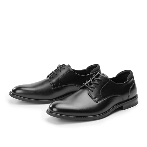 Men's Oxfords Classic Dress Lace Up Shoes, Leather Lined, Heel Pad Design for Formal Occasions2