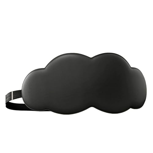 6D立体雲睡眠アイマスク、遮光、ノンストレス、昼寝、通気性、男女兼用、目の疲れを和らげ睡眠に特化(Darkblack)
