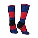 XZDZDX Flag of Laos Polyester Mid-Calf Socks 2 Black-2 for Unisex - Skin-Friendly Elastic Fashion Crew Socks