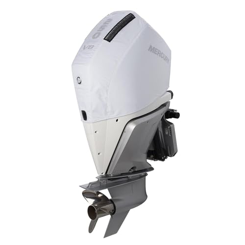 Couvercle anti-éclaboussures ventilé Mercury V8 250 CV 4.6L blanc pour moteur hors-bord