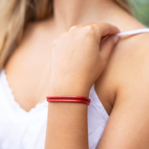Pulsera gruesa de cuerda de nylon encerada 3mm unisex miniatura 2