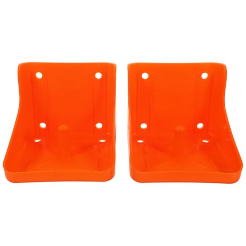 Soporte práctico para bloques minerales para caballos y ganado en granjas, pack de 2