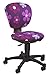 Topstar Kinderdrehstuhl Ergokid 15 Jet Blumen lila mit Teppichbodenrollen