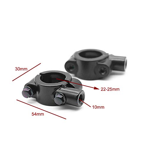 Pruie Braçadeira de montagem de espelho de guiador de alumínio guiador espelhos laterais adaptador b