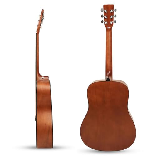 Image of Kadence A281NA-C Acoustica 41 inch Acoustic Guitar | Dreadnought | Spruce Wood | Comes with Bag, Strap, Picks, Strings | Includes Learning Course | Natural