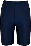 Firpearl Women UV Sport Board Shorts Swimsuit Bottom Capris US8 Navy