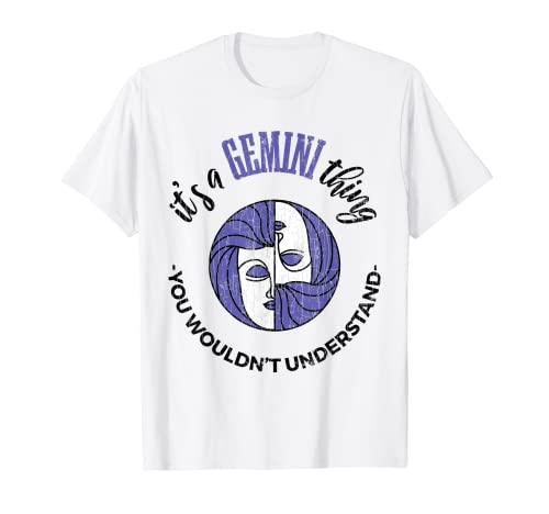 Suo Un Gemini Thing Divertente Grafica Zodiaco Maglietta