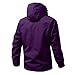 Men's Coat Zip Up Hunting Jacket Rain Sudaderas para Hombre Old School Camp Military Purple Fashion with Hood Mens Fleece Jacket Sherpa Lined Hoodie Men Purple XL