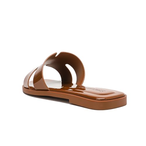 Image of Stratuxx Kaze Women's Open Toe Flat Dress Slide Sandals