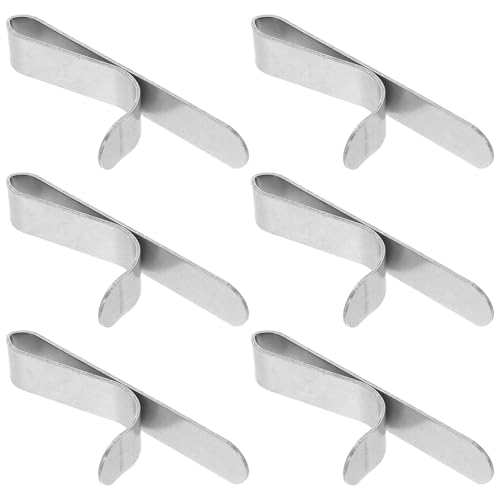 Healeved Lot de 6 Pinces de Fixation Extensibles en Acier Inoxydable pour Anneaux à Gâteaux Mousse de 6-10 CM Clips Pâtisserie Professionnels pour Maintien Stable Accessoires Cuisson et