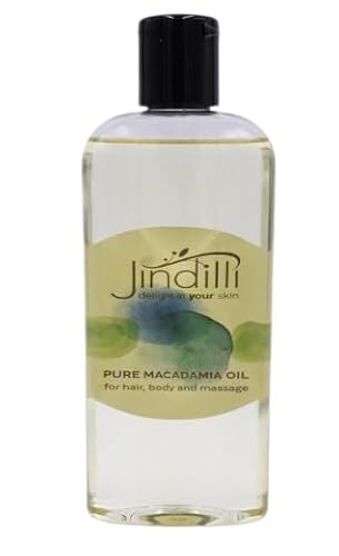 Jindilli - Pure Macadamia Oil | Cold-Pressed, Filtered, All-Natural, Vegan, Non-GMO, Hexane-Free, Cruelty-Free - Multipurpose Moisturizer (7.5 oz)