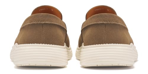 Image of Journey West Men's Comfort Casual Slip-on Suede Leather Loafers Shoes for Men