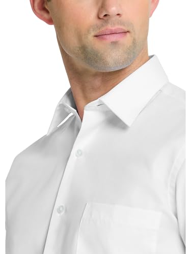 Image of Van Heusen Mens Dress Shirt Regular Fit Poplin Solid