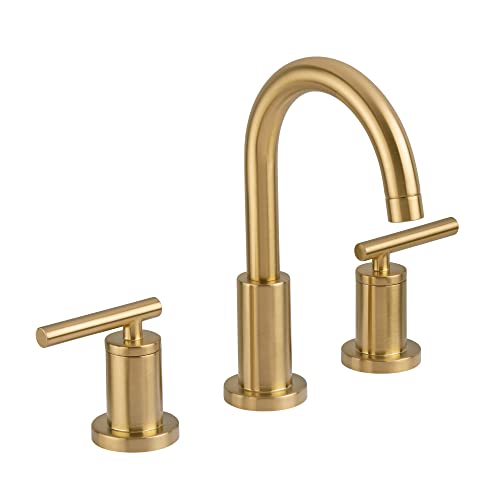 Miseno MNO1343L Mia Widespread Bathroom Faucet - Includes Brass Push-Pop Drain Assembly - Champagne...