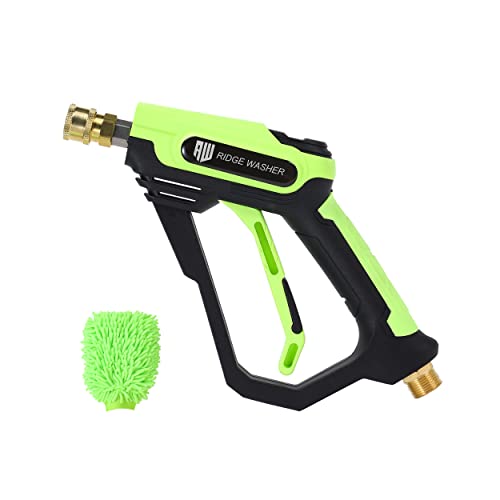 Buy RIDGE WASHER High Pressure Washer Gun, 4000 PSI Short Power Washer