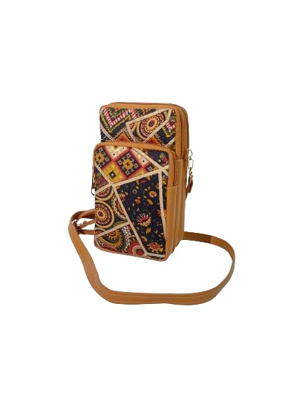 Crossbody Sling Bag for Girls and Women | Stylish Vegan Leather Ladies Purse for Mobile/Cell Phone and Adjustable Strap | Carefully Handcrafted (B0CYL8HXVR) Amazon Price History, Amazon Price Tracker