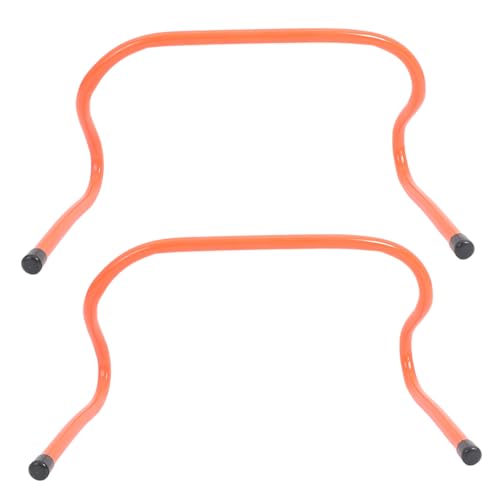 DINHEAROM 2pcs Agility Hurdles for Speed Training Professional Plastic Hurdles for Athletes Running Training Equipment for Soccer Football and Fitness Durable Height Design