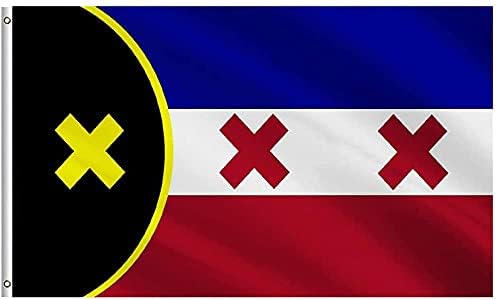 Lmanburg Flag Independence Dream SMP 3x5 Ft 100D Polyester L Manberg Flag with Grommets for SMP Fans Gift Outdoor and Indoor Decor Banner