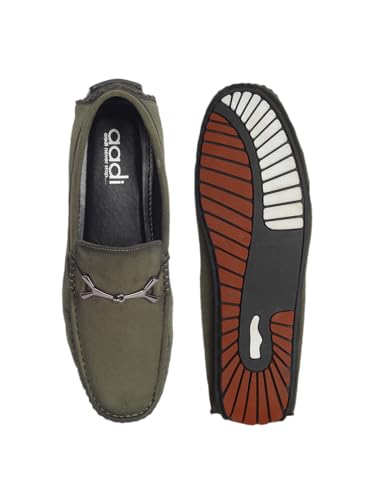 Image of AADI Men's Suede Leather Outdoor Casual Loafer Shoes