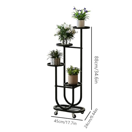 Porte-fleurs d'angle en métal pour optimiser l'espace de vie - 8