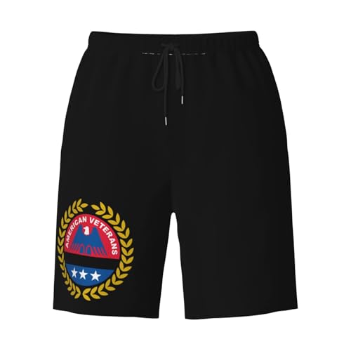 AMVETS Mens Swim Trunks Quick Dry Board Shorts 7" - Hawaii Beach Swimwear3