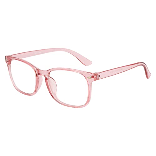 Image of Blue Light Glasses for Woman Men | 99% Blue Light Blocking Glasses | Computer Glassess | Gaming | TV Phone Screen Reader Square Frame | Anti Eyestrain & UV Glare,1 Pack
