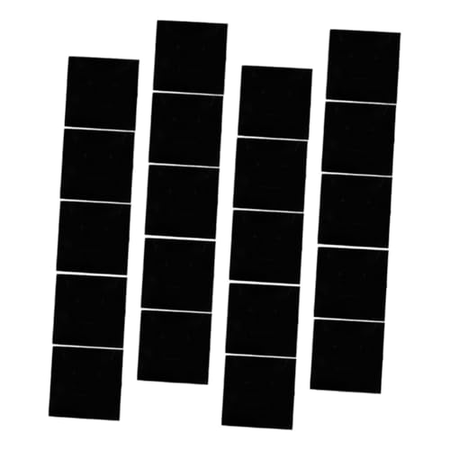 Warmhm 20 pièces Inserts Mousse pour Boîtes à Bijoux Lot de Organisateur de Bijoux Protection Durable et Dimensions Style de Trou Aléatoire