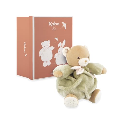 KALOO - Osito de Peluche Verde 17cm - Peluche Extra Suave para bebé - Tierno compañero Desde el Nacimiento - Tamaño Ideal para Manos pequeñas - Regalo de Nacimiento - K214007
