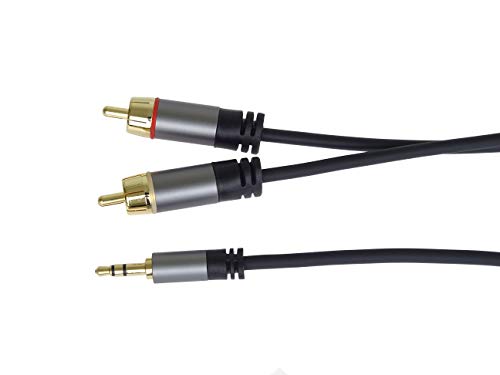PremiumCord Stereo Jack to RCA HQ Cable - Image 2