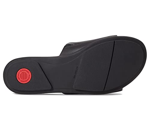 FitFlop womens Gracie Leather Pool Slides3