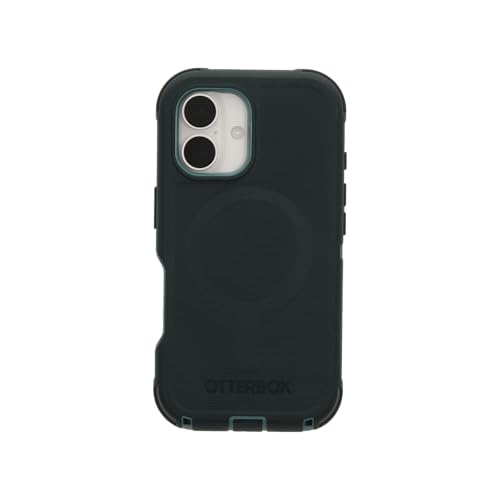Image of OtterBox iPhone 16 Defender Series Case - Sagebrush (Green) | Tough, Rugged & Durable iPhone Case, Snaps on MagSafe, Multi-Layer, Impact Absorbing iPhone Case