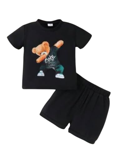 Image of THIIYA KIDS Boys Cotton Co-Ord Set | Printed T-Shirt & Shorts | Soft Comfortable Summer Wear for Kids