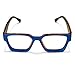 livho Oversized Eyewear Frame for Woman and Men - Rectangle Fashion Glasses for Computer, Chic Preppy Frame
