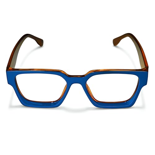 Image of livho Oversized Eyewear Frame for Woman and Men - Rectangle Fashion Glasses for Computer, Chic Preppy Frame