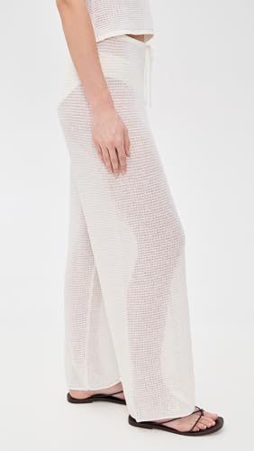 Women's Linen Knit Drawstring Pants4