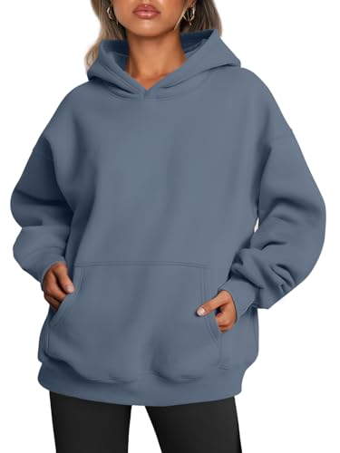 Image of Trendy Queen Women Oversized Hoodies Fall Outfits | Gentle Skin Feel, Aesthetic Drop Shoulder, Large Kangaroo Pocket, Seamless Daily Outfit Match