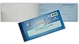 Libreta de Quittances autocopiante de alquiler, cepa extraíble, 40 hojas