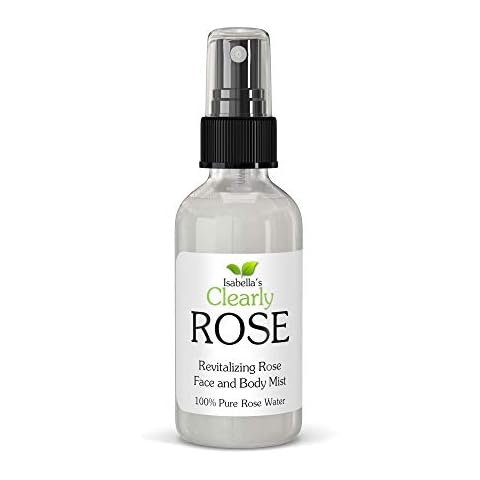 Spray corporal de agua de rosas 100% pura sin conservantes Isabella's Clearly ROSE Cover