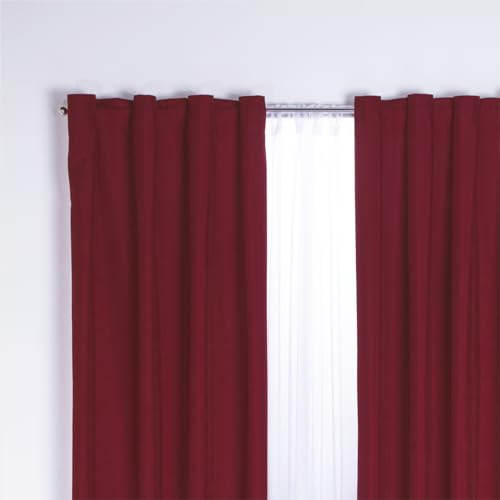 Cortinas, Home cortinas color vino Marca Colchas Concord (2)